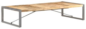 Mesa de centro 180x90x40 cm madeira de mangueira áspera