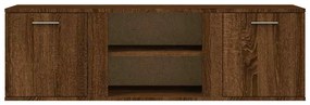 Móvel de TV 120x34x37 cm derivados de madeira carvalho castanho