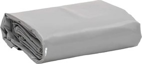 vidaXL Lona 3x4 m 650 g/m² cinzento