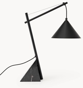 Candeeiro de mesa grande com base em mármore Reyna