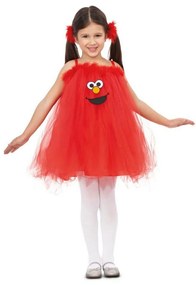 Fantasia para Crianças My Other Me Elmo Sesame Street Vermelho (2 Peças) 5-6 Anos