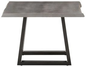 Mesa de centro com arestas vivas 60x60x40 cm acácia maciça