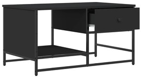 Mesa de centro 85,5x51x45 cm derivados de madeira preto