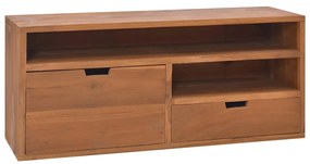 vidaXL Móvel de TV 90x30x40 cm madeira de teca maciça