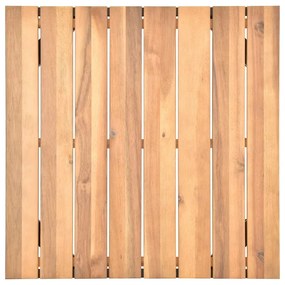 4 pcs conj. lounge jardim c/ almofadões madeira acácia maciça