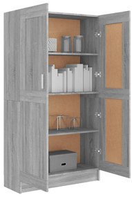 Estante 82,5x30,5x150 cm derivados de madeira cinzento sonoma