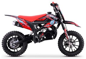 MINI MOTO PARA CRIANÇAS MiniCross Roan 709 gasolina 49cc 4.5CV Vermelha