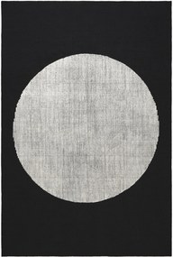 Tapete de lã artesanal de pelo curto Disc