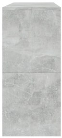 Mesa consola 100x35x76,5 cm derivados madeira cinzento-cimento