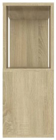 Móvel de TV 80x24x63 cm contraplacado cor carvalho sonoma