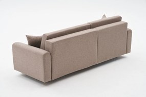 Sofá-Cama de Canto Mane – Castanho – 246 x 85 x 160 cm