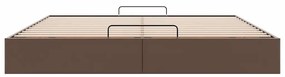 Estrutura de cama otomana sem colchão 180x200 cm castanho
