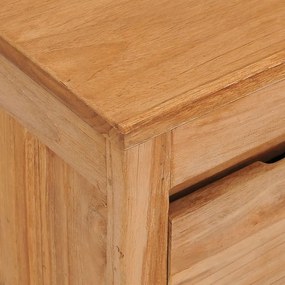Móvel de TV 100x30x35 cm madeira de teca maciça