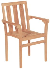 3 pcs conjunto de bistrô teca maciça