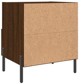 Mesa de cabeceira 2 pcs derivados de madeira carvalho castanho