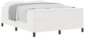 Estrutura da Cama vidaXL Creme 160x200 cm em Tecido de Algodão