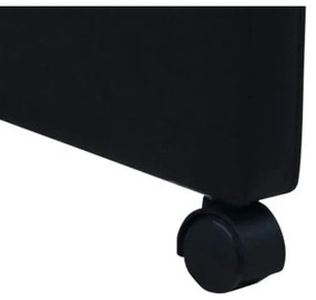 Cadeiras de jantar 2 pcs couro artificial preto