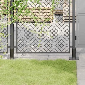 vidaXL Bases de coluna quadradas 4 peças 51x51 mm aço revestido a pó