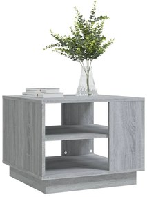 Mesa de centro 55x55x43 cm derivados de madeira cinza sonoma