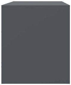 Móvel de TV 67x39x44 cm aço antracite