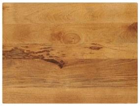 vidaXL Tampo de mesa retangular 90x70x2,5 cm mangueira maciça