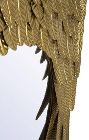 ESPELHO DE PAREDE ASAS DOURADO 72X2,5X99 CM