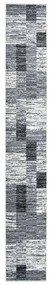 vidaXL Passadeira 60x450 cm polipropileno cinzento