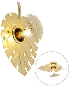 Candeeiro de parede design dourado antigo - Carballo Oriental