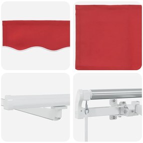 Toldo Vermelho with Manual Vermelho 400 × 350 cm Vermelho