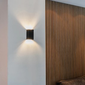 Candeeiro de parede moderno preto - Otan S