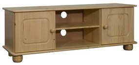 vidaXL Móvel de TV 115x29x40 cm pinho maciço branco