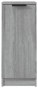Aparadores 2 pcs 30x30x70 cm madeira processada sonoma cinza