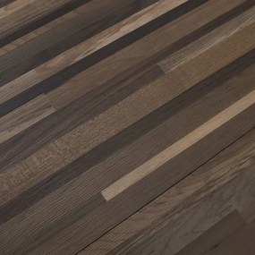 Tábuas de soalho PVC autoadesivo 5,02m² 2mm castanho às riscas