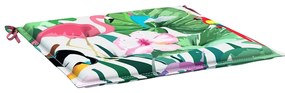 Almofadões p/ cadeira 6pcs 40x40x4 cm tecido multicor