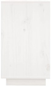 Aparador 111x34x60 cm madeira de pinho maciça branco