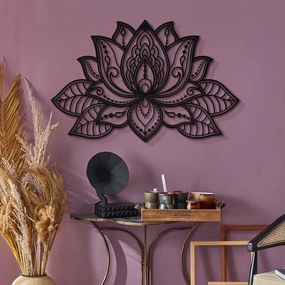 Acessório Decorativo de Parede Metálico Apt524 – Preto – 44 x 68 cm