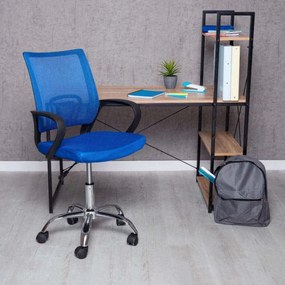 Conjunto Secretária Kecil e Cadeira Midi Pro - Azul
