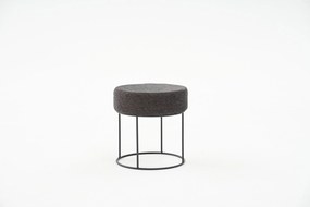 Pouffe Moon Steel Gabbana – Anthracite Copper – 40x42x40 cm