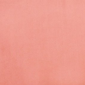 Cadeiras de jantar giratórias 6 pcs veludo rosa