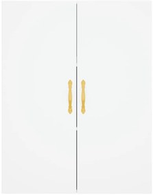 Armário alto 69,5x34x180 cm derivados de madeira branco