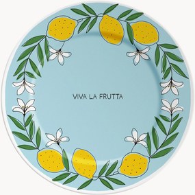 Prato em porcelana Viva La Frutta And Lemon