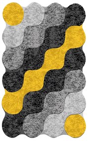 Tapete Circle Djt – Multicolor – 80x120 cm | Tribo Home