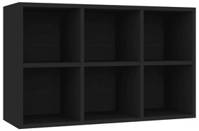 Estante/aparador 66x30x98 cm derivados de madeira preto