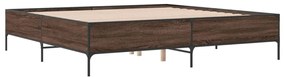 Estrutura de cama 200x200cm derivados madeira/metal