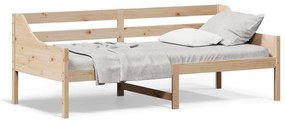vidaXL Cama de dia sem colchão 100x200 cm pinho de madeira maciça