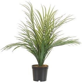 Planta artificial em vaso verde e preto 45 cm ARECA PALM Beliani