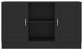 Aparador Real de 120 cm - Preto - Design Moderno