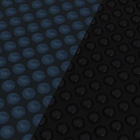 Película p/ piscina PE solar flutuante 260x160 cm preto e azul