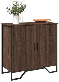 vidaXL Aparador 78x35,5x74,5 cm derivados de madeira carvalho castanho