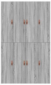 Camas de Armazenamento Cinza Sonoma 120x190 cm